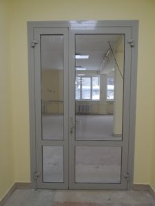Алюминиевая дверь 1800×2100 мм. GFTD33205