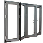 Алюминиевые окна с размерами 1350×1500 мм.